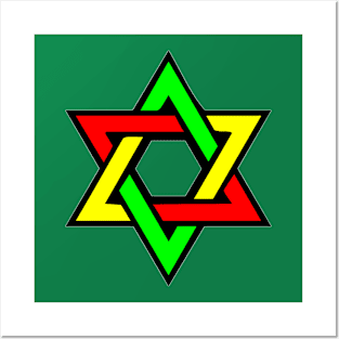 Reggae: Star of David Posters and Art